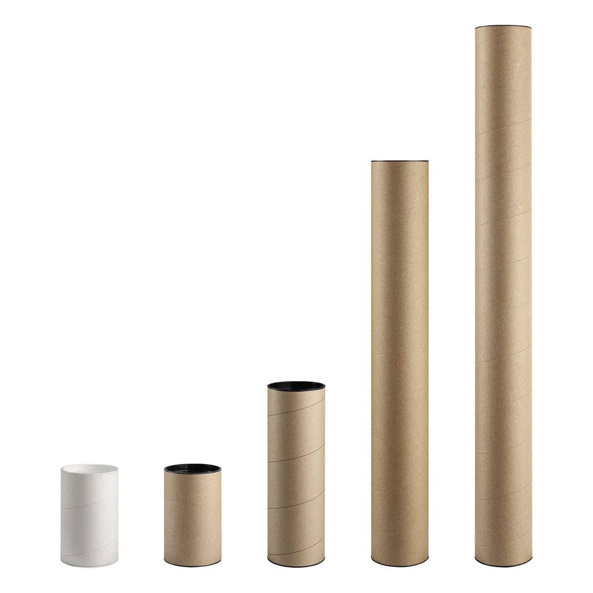 White Mailing Tube 101mm Diameter