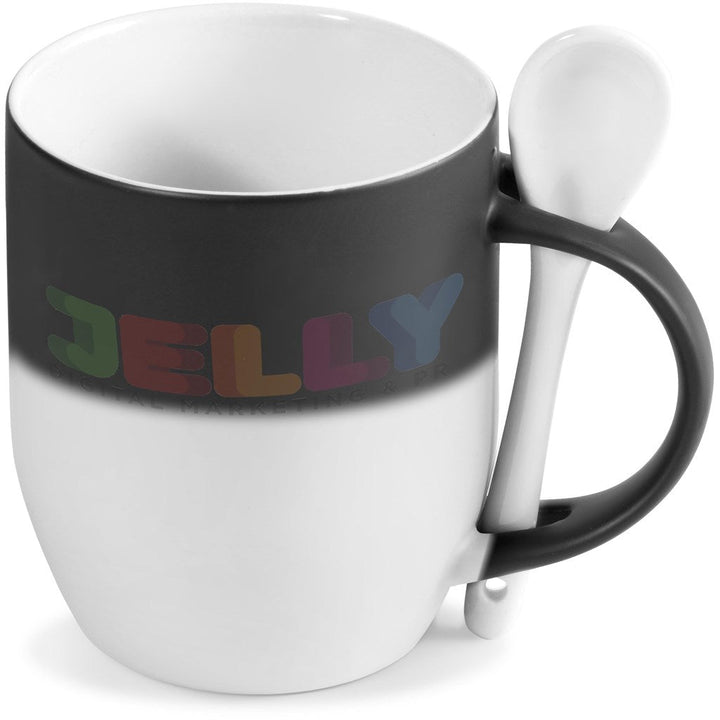 Chameleon Sublimation Ceramic Coffee Mug - 325ml - Solid White-Drinkware And Food-Custom branded & personalised mugs-Giftwrap Shop