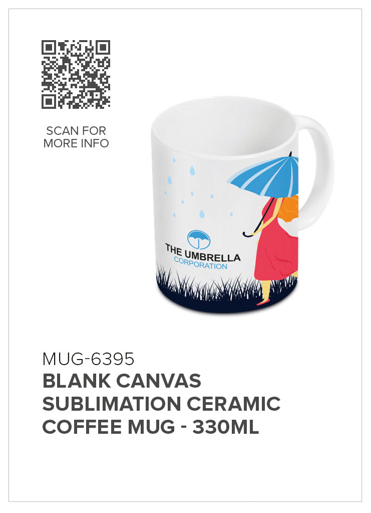 Altitude Blank Canvas Sublimation Ceramic Coffee Mug - 330ml | sublimation mugs | Just Brand