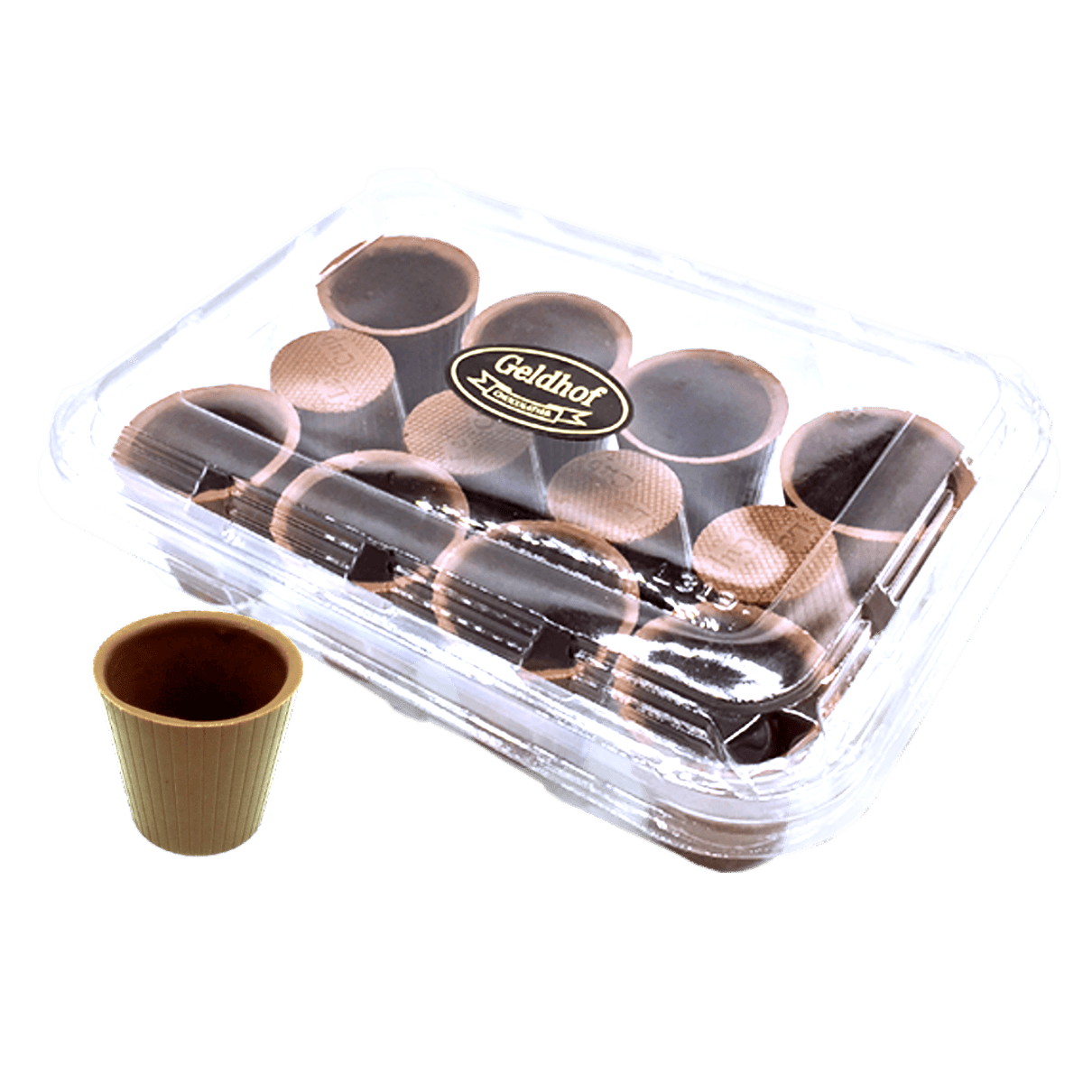 Geldhof Milk Chocolate Shooter Cups