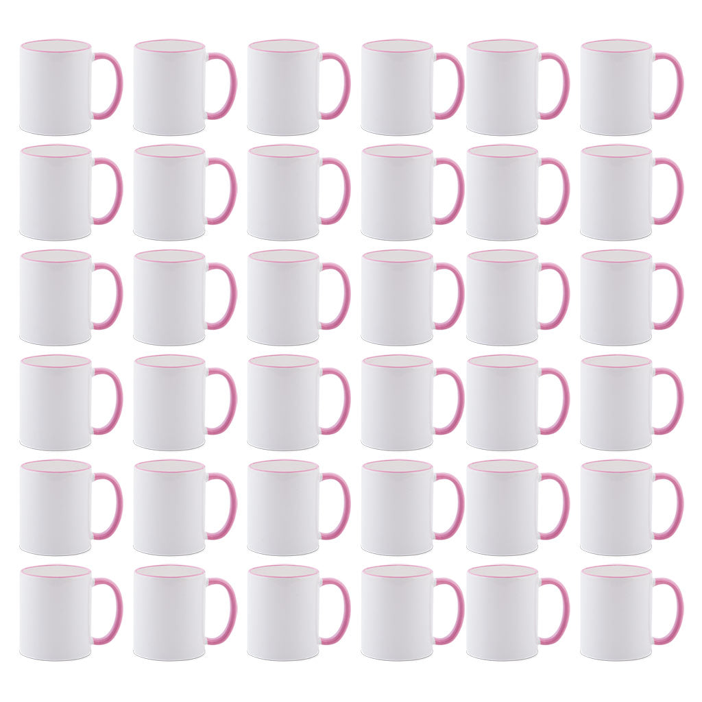 Two Tone Rim & Handle Mugs - product view 5