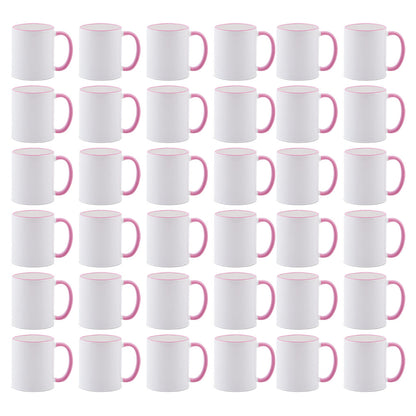 Two Tone Rim & Handle Mugs - product view 5