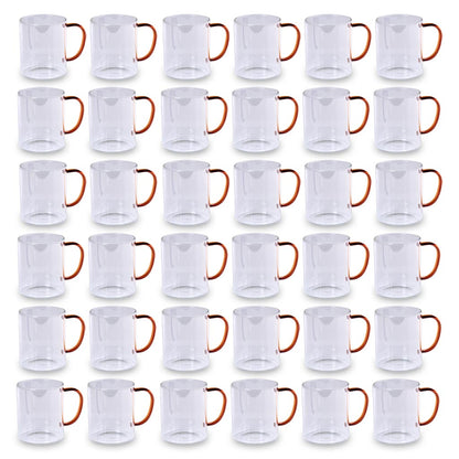 Clear 13oz Glass Mugs - product view 3