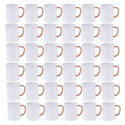 Frosted 13oz Glass Mugs - product view 5