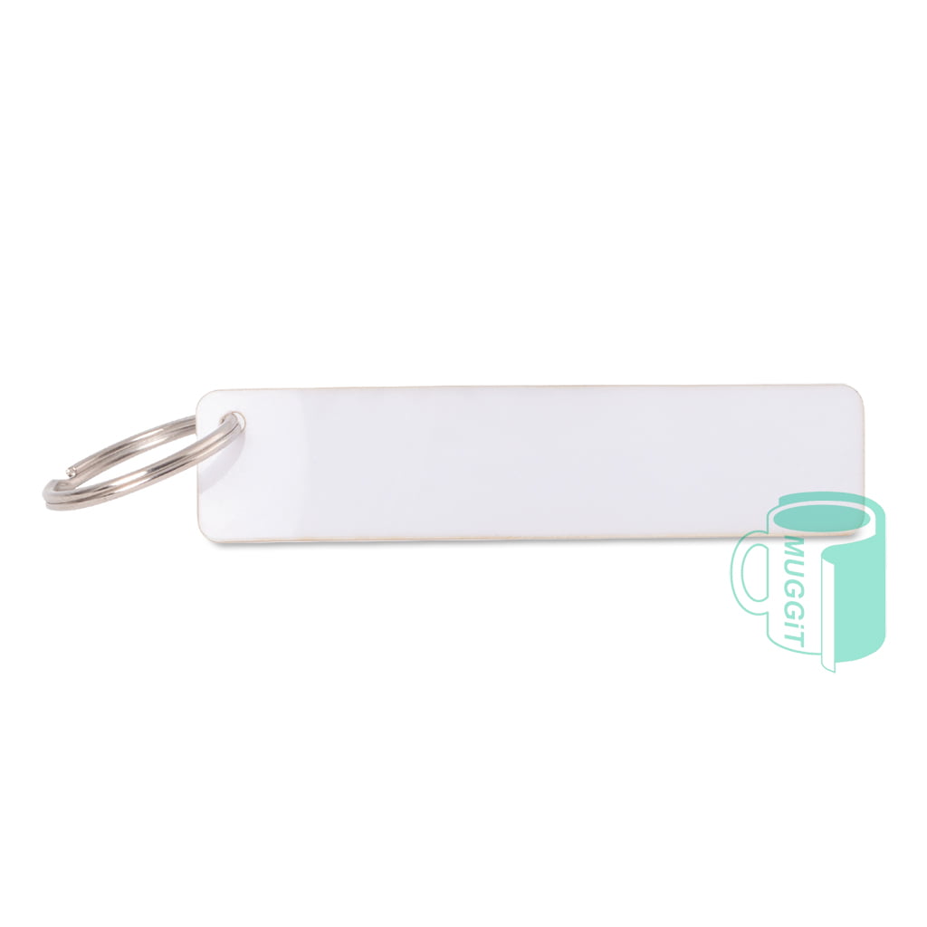 Keyring Sublimer Thin Rectangular - Pack of 5 - product view 1