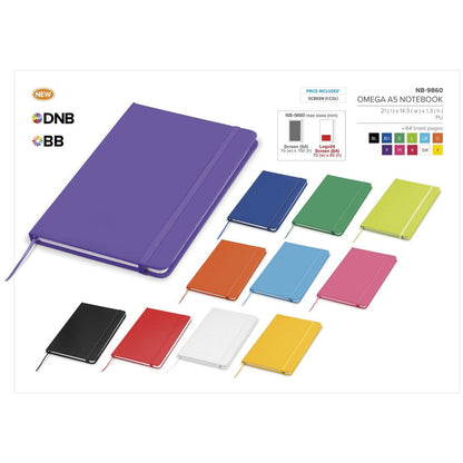 Altitude Omega A5 Hard Cover Notebook