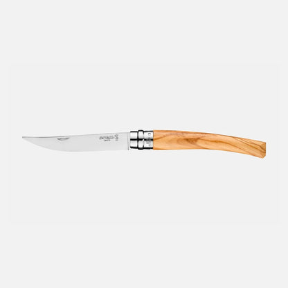 Opinel No 10 Les Effile Slim – Olive / Mirror Blade