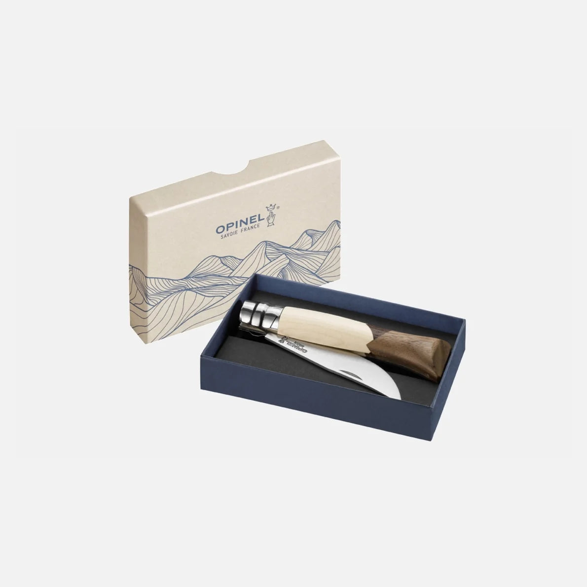 Opinel No 9 Cime – Black Walnut/Ash/Sycamore