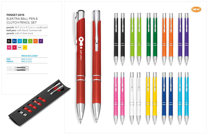 Electra Ball Pen & Pencil Set