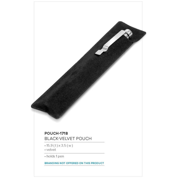 Black-Velvet Pen Pouch (Excludes Pen) | Writing Instruments | Custom branded & personalised promotional gifts | Gift Wrap Shop