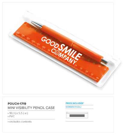Mini Visibility Pouch (Excludes Contents)-Pouches-corporate gift ideas for employees-branded corporate gifts | corporate gifts south africa | Just Brand