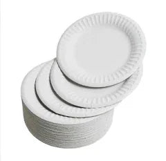 Paper Plates White Bulk
