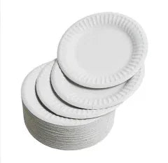 Paper Plates White Bulk