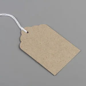 Brown Kraft Price Tags + String