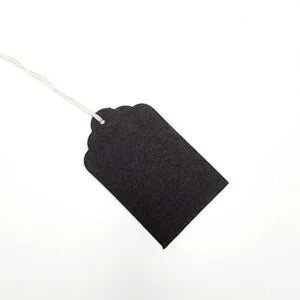 Black Price Tags + String