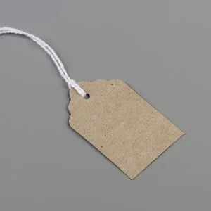Brown Kraft Price Tags + String