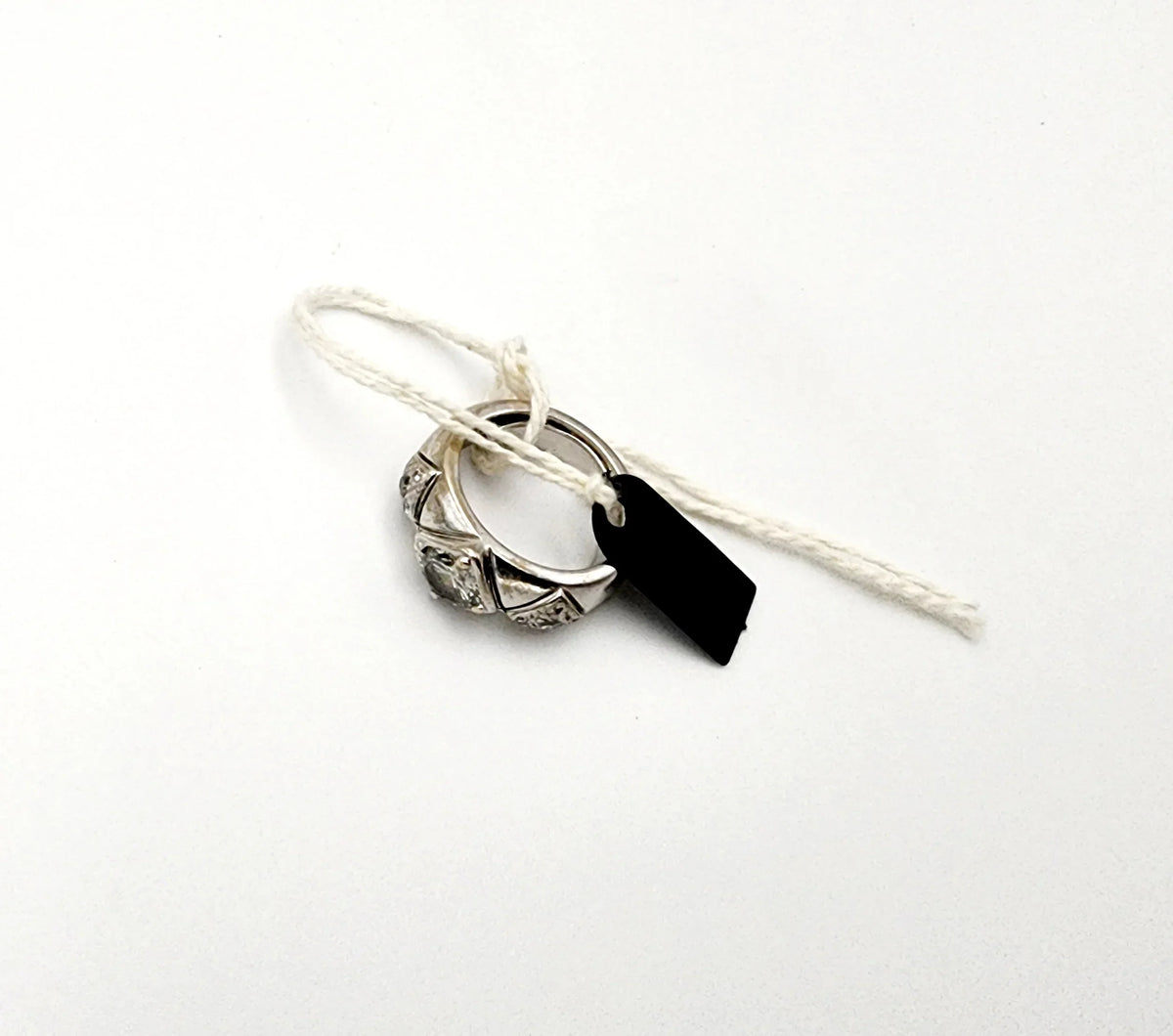 Black Price Tags + String