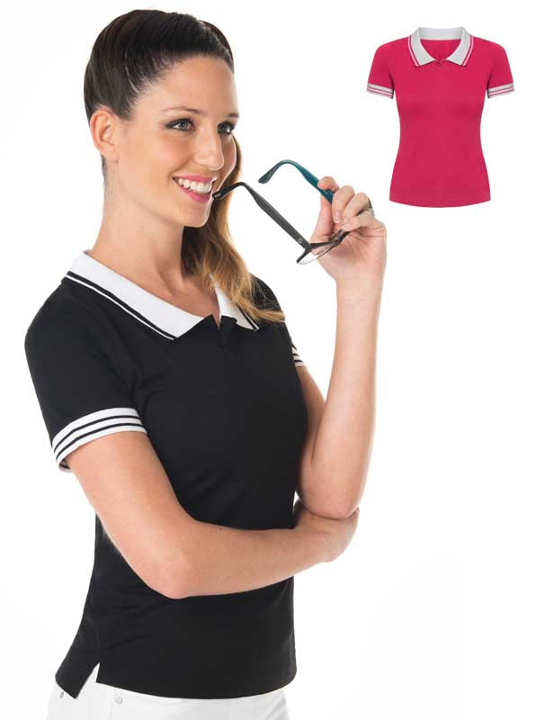 Nancy 2 Tone Polo image