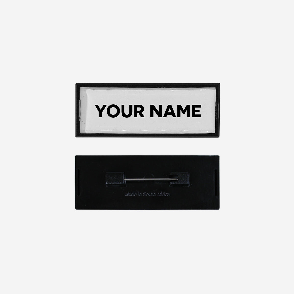Name Badge : Snap Fit Small With Pin – Lumoss