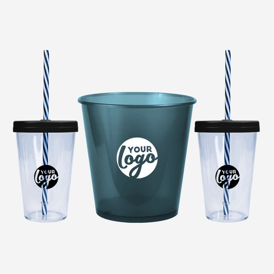 Movie Night Combo – Popcorn Bucket with Candy Cups – Lumoss