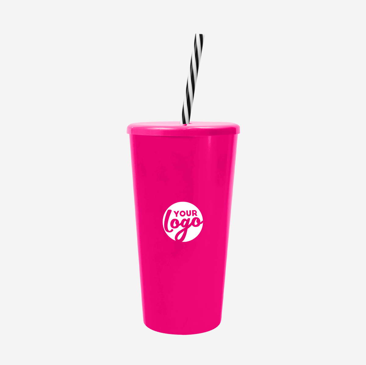 Tucan Tumbler 600ml with Candy Straw – Solid – Lumoss