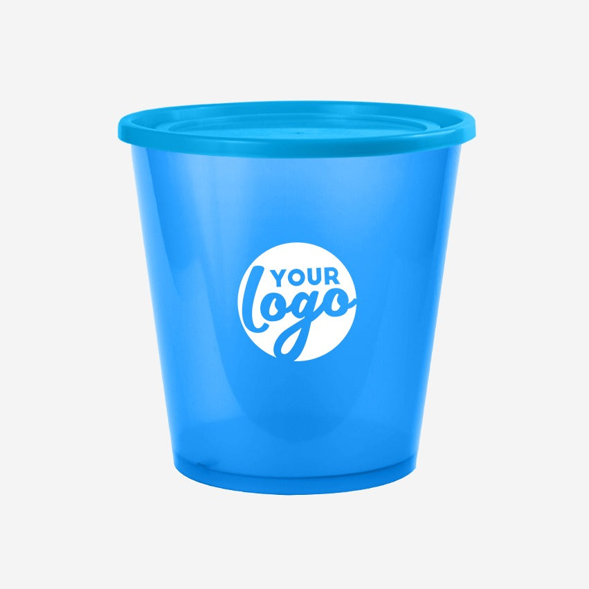 Storage Bucket with Lid – Clear – Lumoss
