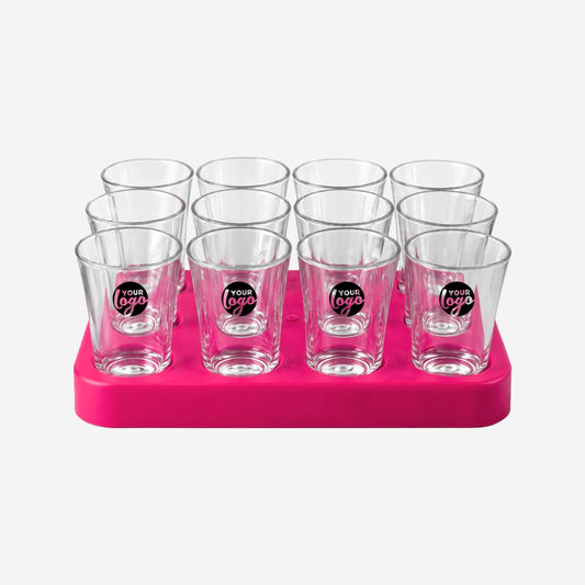 Square Tray with 50ml Shot Glasses – Lumoss