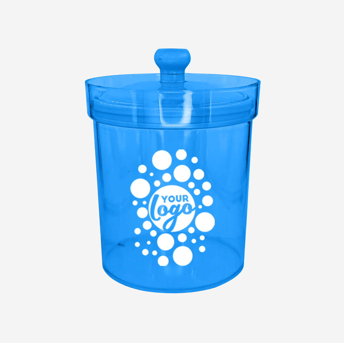 Pharmacy Canister with Lid – Clear – Lumoss