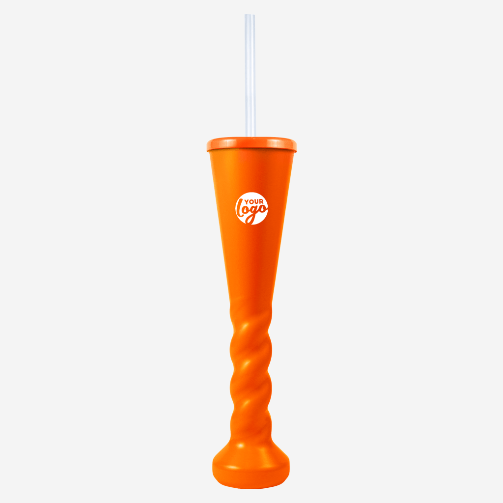 Swirl Yard Glass with Cap and Straw – Lumoss