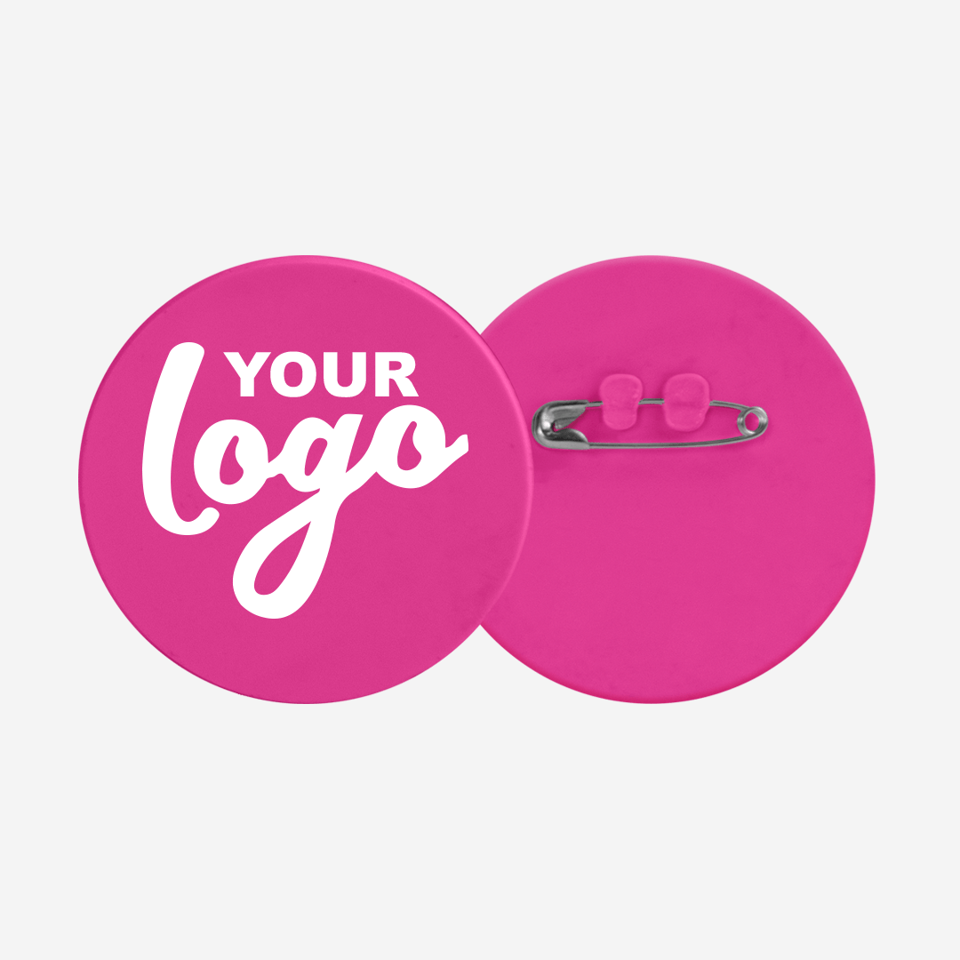 Round Button Badge 70mm with Safety Pin – Lumoss