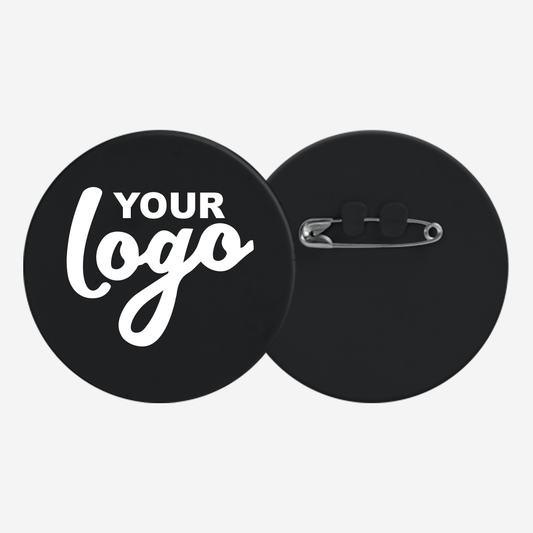 Round Button Badge 80mm with Safety Pin – Lumoss
