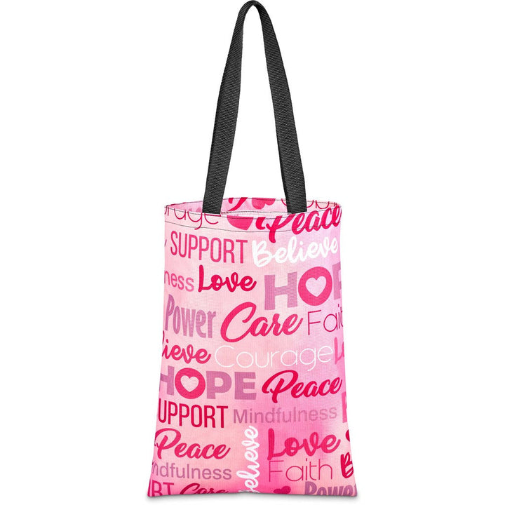 Pre-Printed Sample Hoppla Eden RPET Stitch-Bond Shopper-Custom Shopper and Tote Bags-Corporste Gifts-Gift Wrap Shop