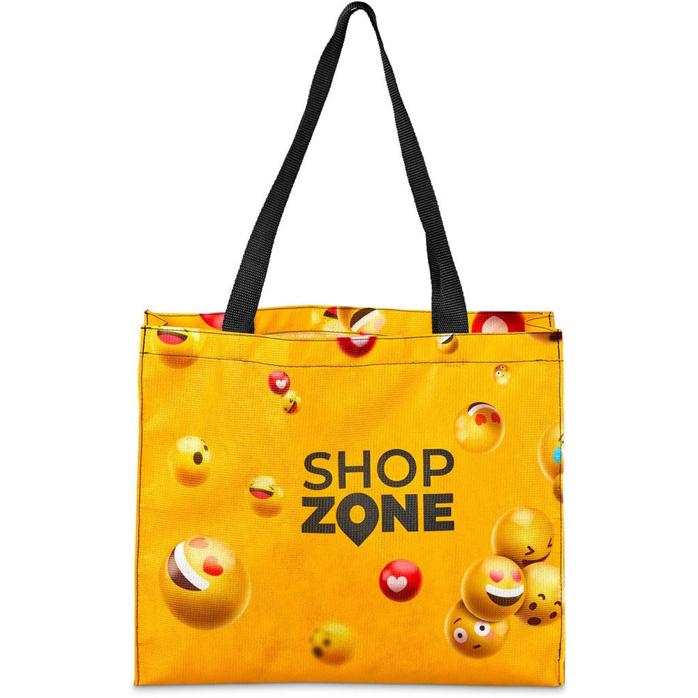 Pre-Printed Sample Hoppla Menlyn RPET Stitch-Bond Shopper-Custom Shopper and Tote Bags-Corporste Gifts-Gift Wrap Shop