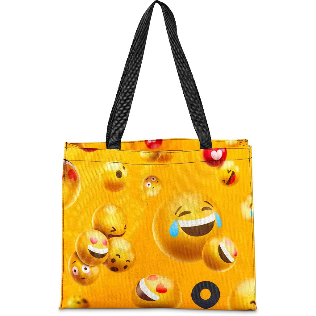 Pre-Printed Sample Hoppla Menlyn RPET Stitch-Bond Shopper-Custom Shopper and Tote Bags-Corporste Gifts-Gift Wrap Shop