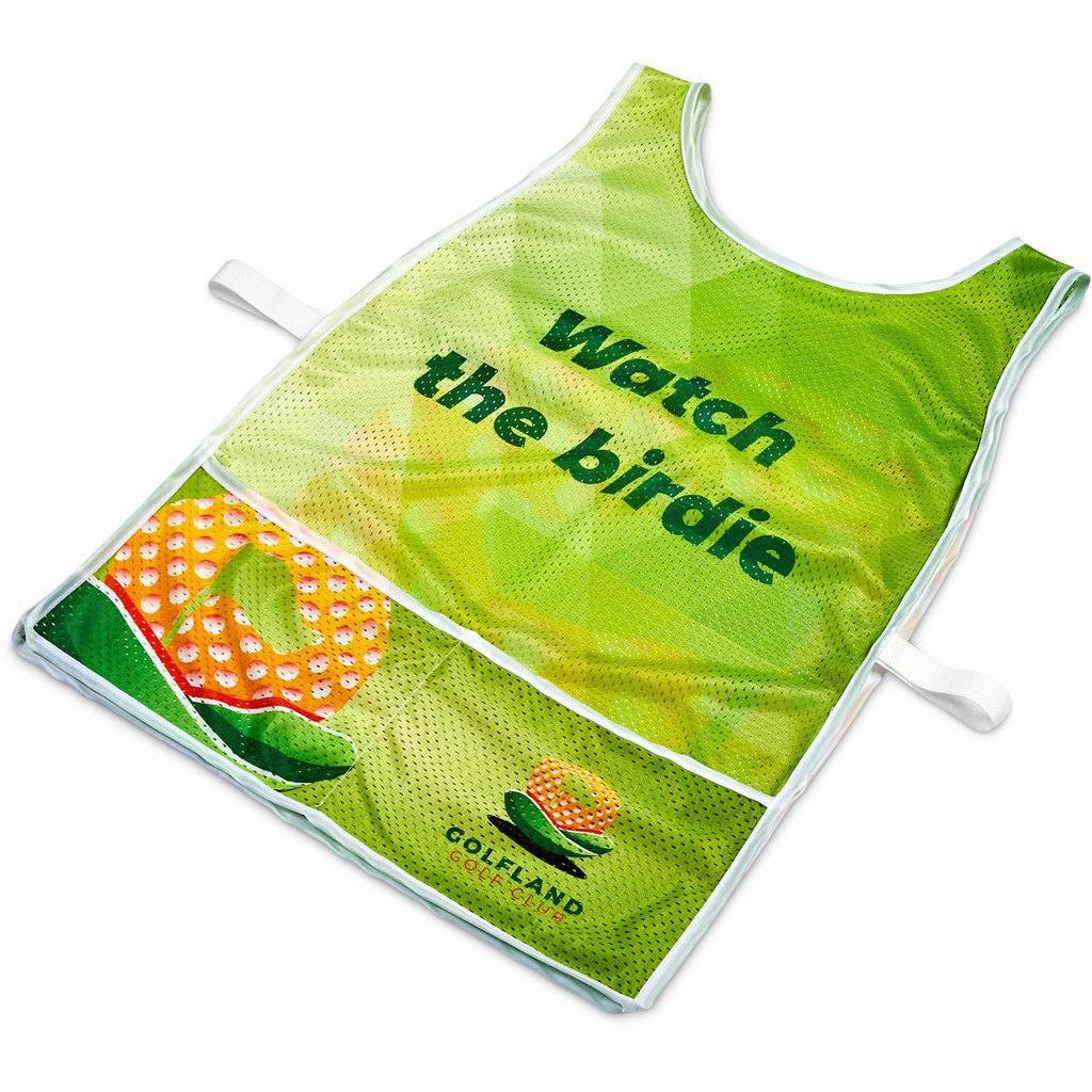 Pre-Printed Sample Hoppla Jackal Polyester Caddy Bib with PVC Name Sleeve-Custom Sports and Fitness-Gift Wrap Shop