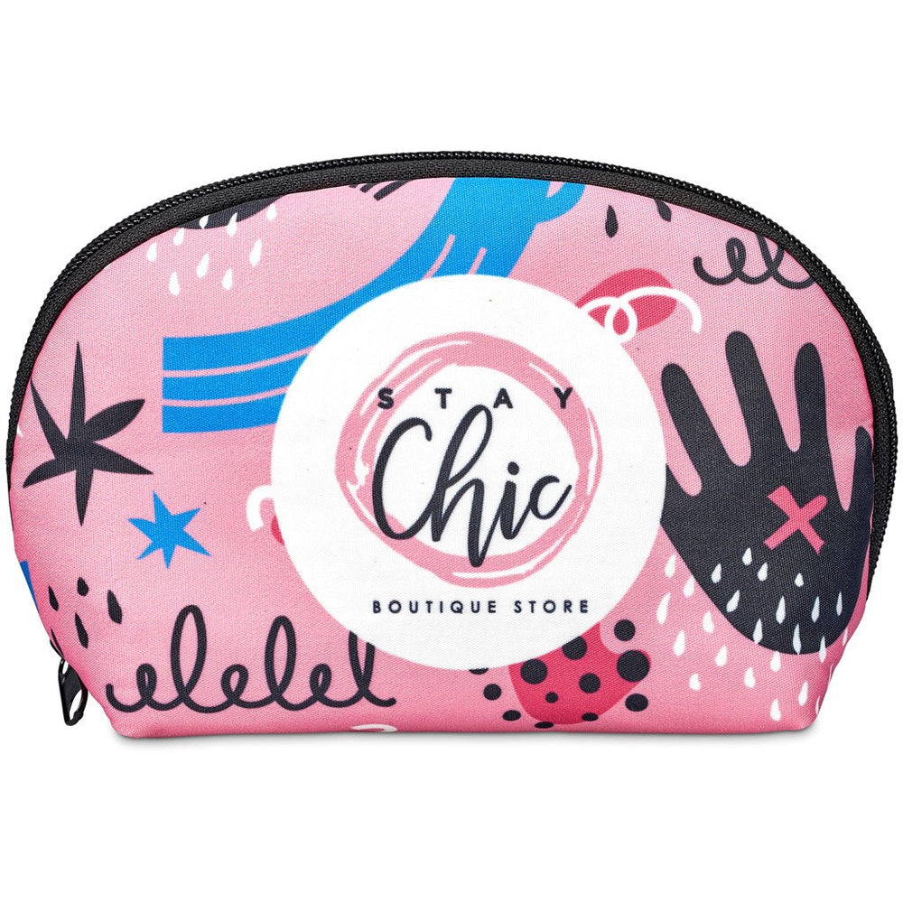 Pre-Printed Sample Hoppla Victoria Mini Cosmetic Bag-Custom Toiletry and Cosmetic Bags-Gift Wrap Shop