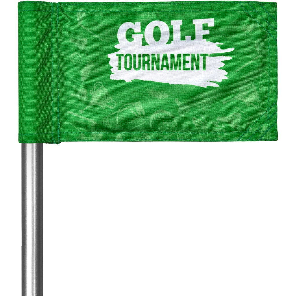 Pre-Printed Sample Hoppla Putting Green Flag-Custom Sports and Fitness-Banners and Flags-Gift Wrap Shop