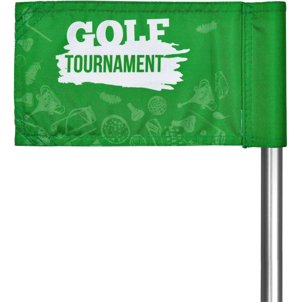 Pre-Printed Sample Hoppla Putting Green Flag-Custom Sports and Fitness-Banners and Flags-Gift Wrap Shop