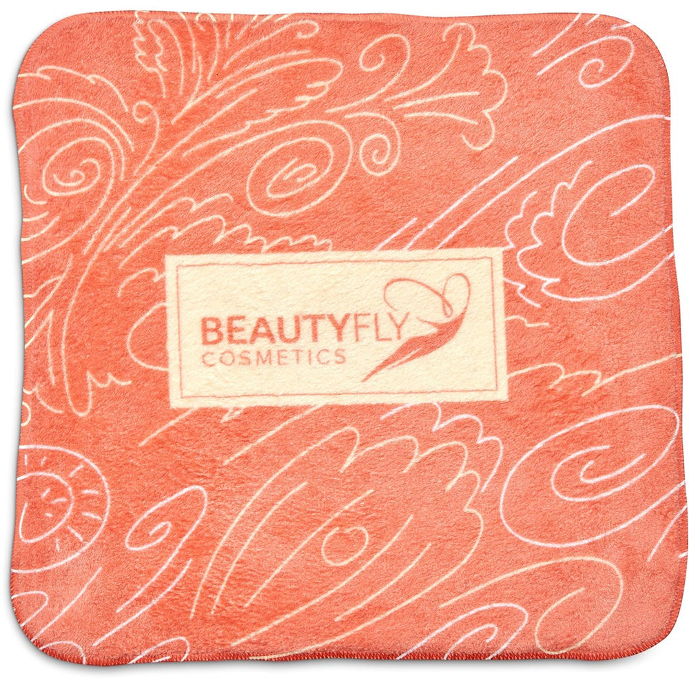 Pre-Printed Sample Hoppla Glamour Makeup Remover Cloth - Dual | Custom Personal Care and Pamper Gifts | Custom branded & personalised promotional gifts | Gift Wrap Shop