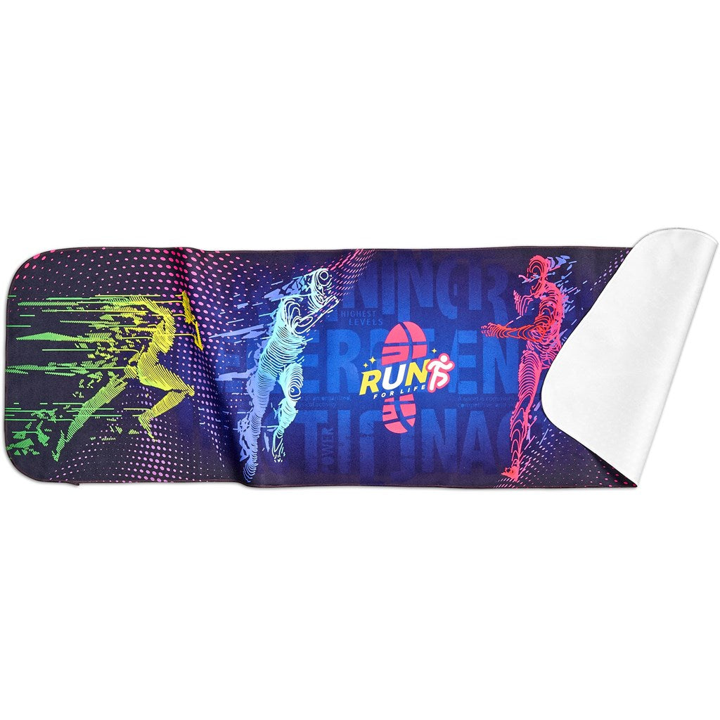 Pre-Printed Sample Hoppla Relay Sports Towel - Single Sided-Custom Sports and Fitness-Gift Wrap Shop