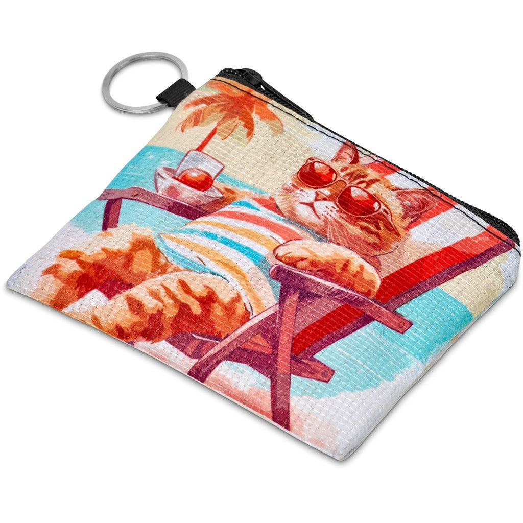 Pre-Printed Sample Hoppla Quirky RPET Credit Card & Coin Purse