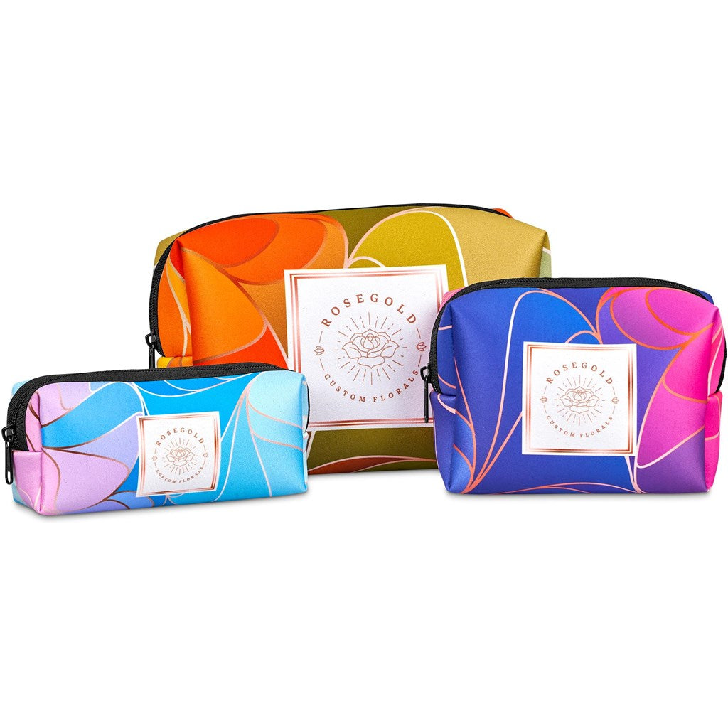 Pre-Production Hoppla Emma Neoprene Cosmetic Bag-Custom Toiletry and Cosmetic Bags-Gift Wrap Shop