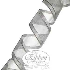 Sheer Ribbon Roll Grey