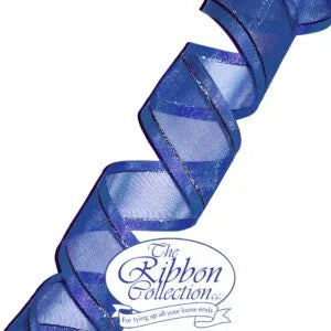 Sheer Ribbon Roll Royal Blue