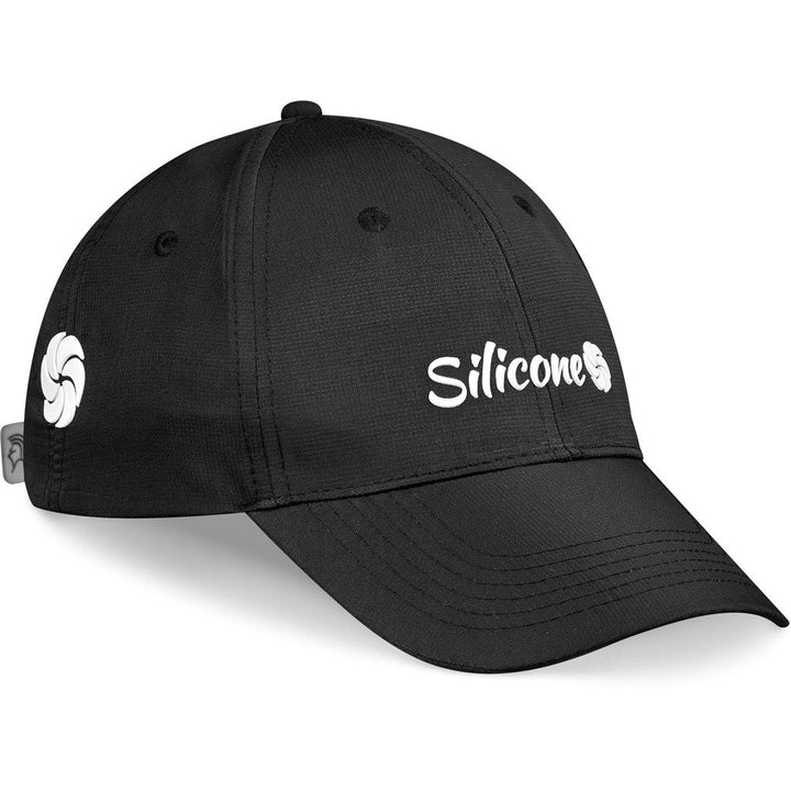 Pre-Branded Performance Cap Showcasing Silicone Branding
