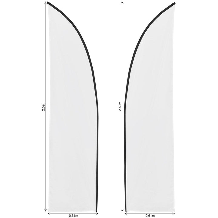 Legend 2m Sublimated Arcfin Double-Sided Flying Banner Skin (Excludes Hardware)