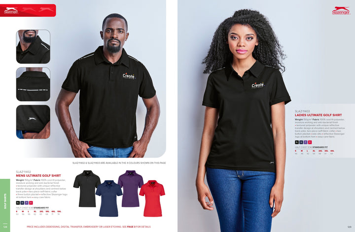 Mens Ultimate Golf Shirt | Golf Shirts | Custom-branded corporate clothing | Giftwrap Shop