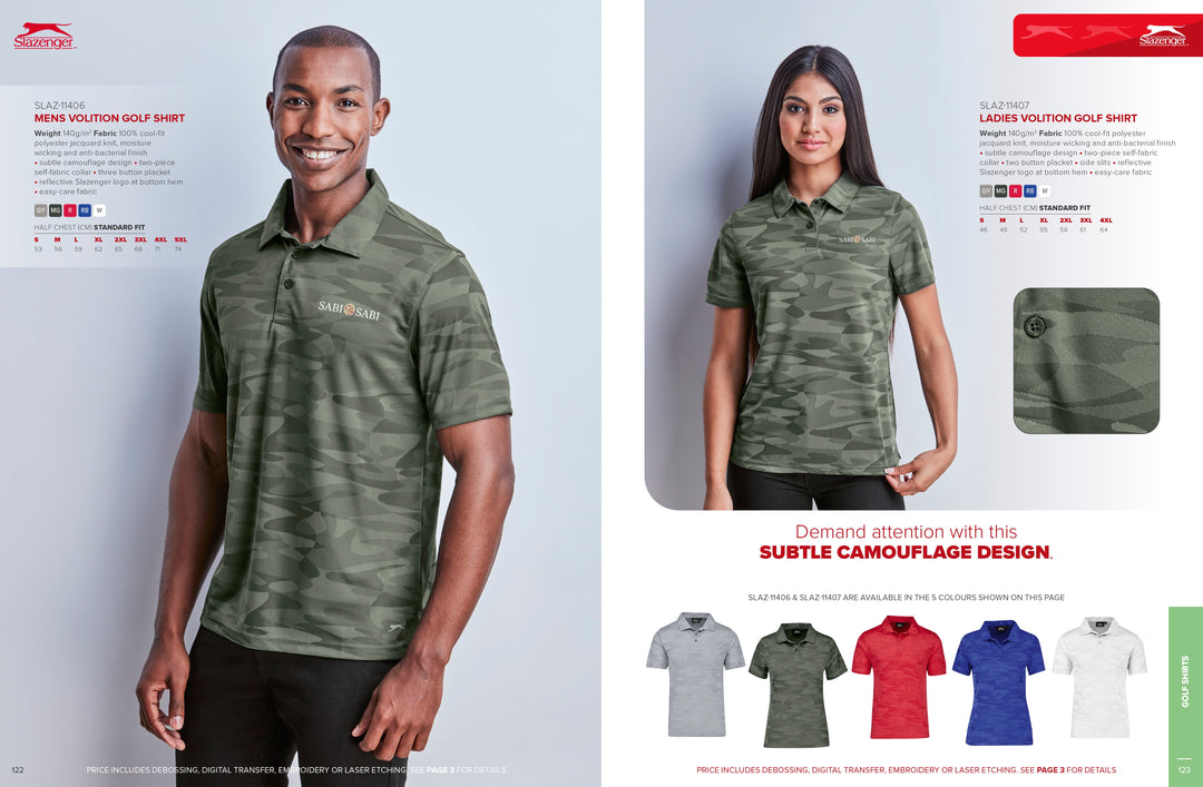 Mens Volition Golf Shirt | Golf Shirts | Custom-branded corporate clothing | Giftwrap Shop