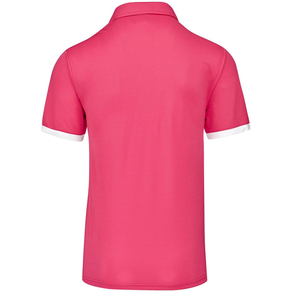 Mens Contest Golf Shirt - Pink | Golf Shirts | Custom-branded corporate clothing | Giftwrap Shop