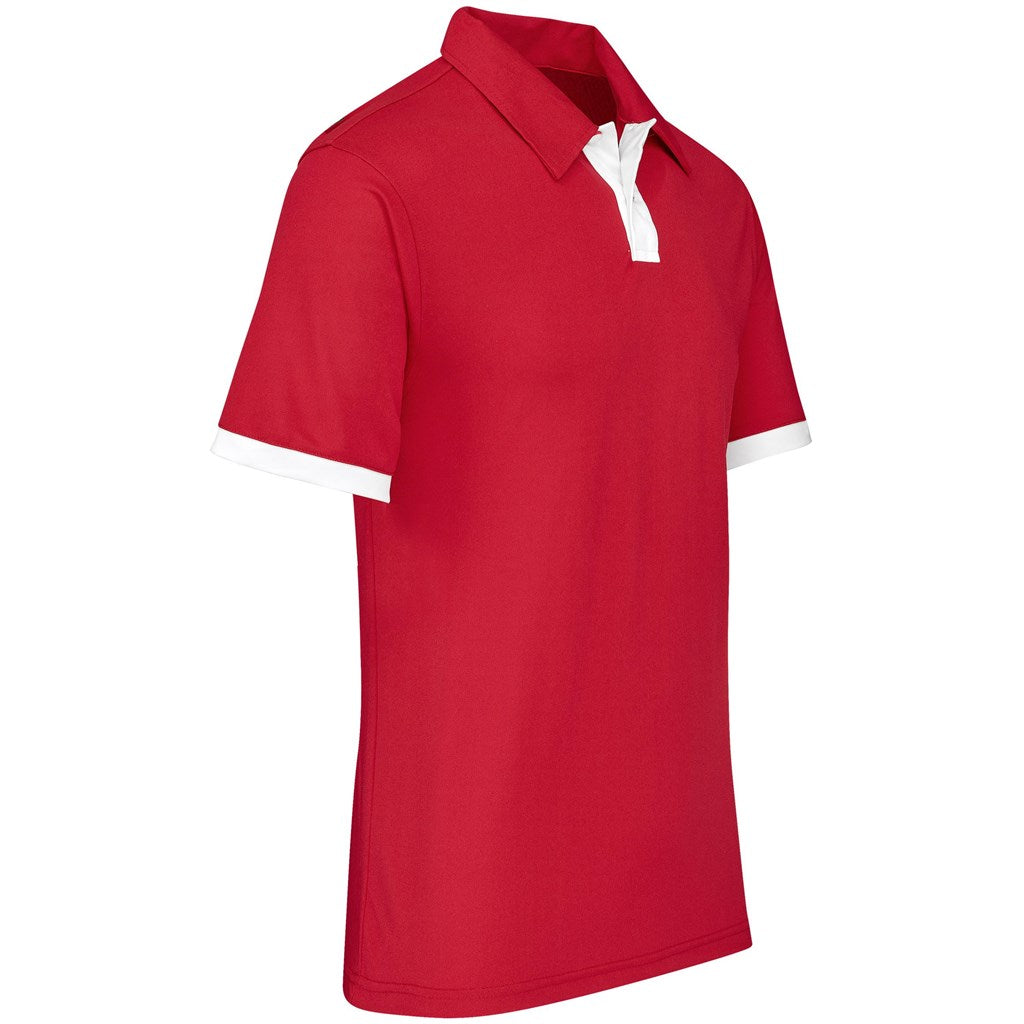 Mens Contest Golf Shirt - Red | Golf Shirts | Custom-branded corporate clothing | Giftwrap Shop